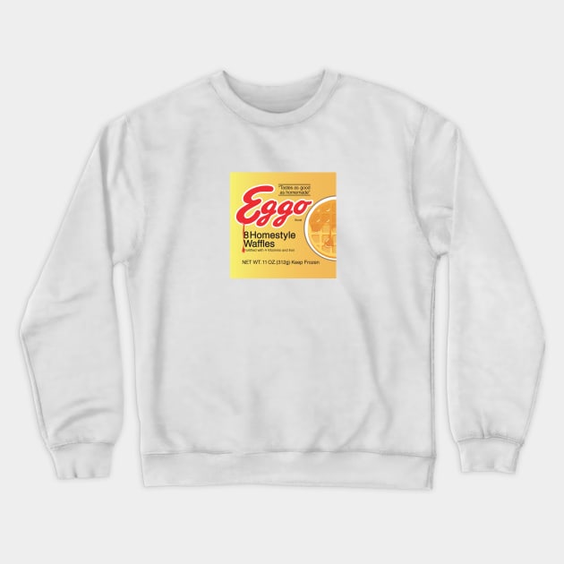 Stranger Eggo Waffles Crewneck Sweatshirt by Gothenburg Print